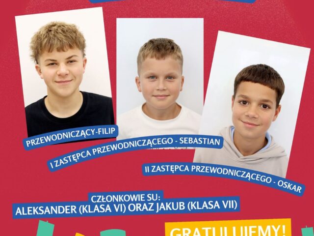 NOWY SAMORZĄD UCZNIOWSKI WYBRANY!