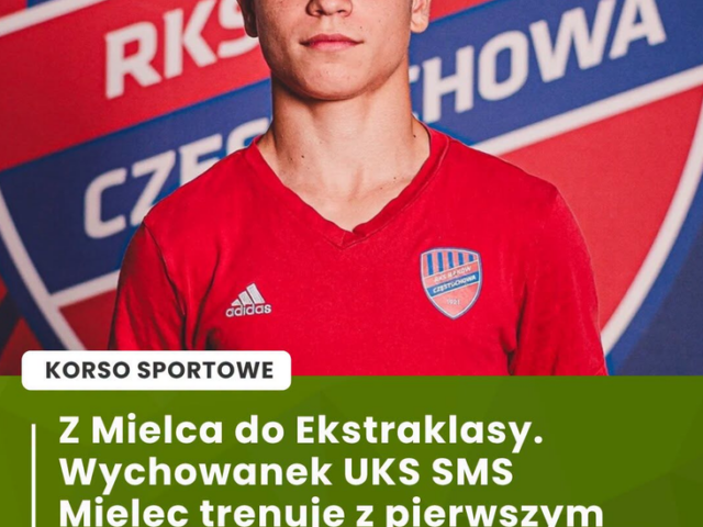 Wiele wskazuje na to, że Mielec wydał w świat kolejny talent, który może zrobić karierę. 16-latek trenuje z Rakowem ⚽